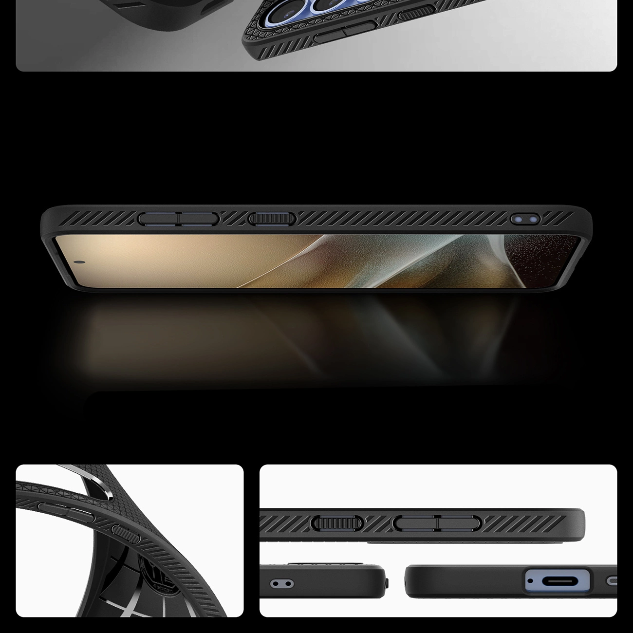 Spigen Liquid Air dėklas Samsung Galaxy S25 - matinė juoda - Image 18