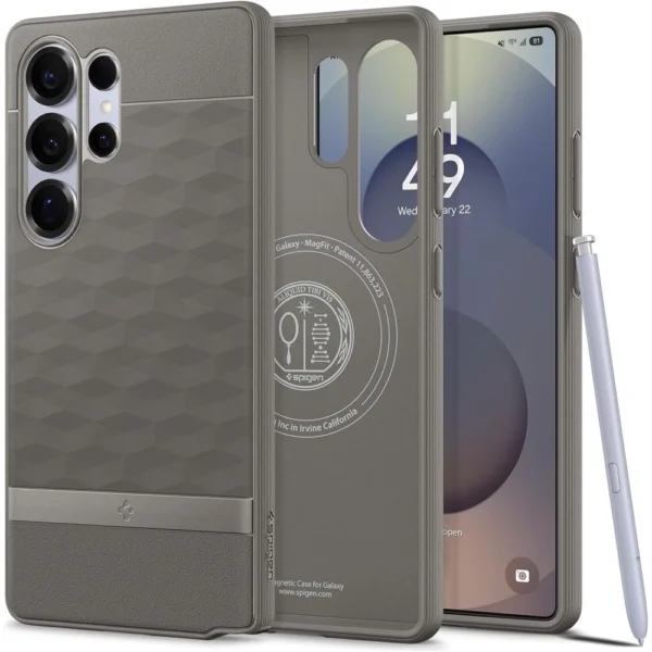 Caseology Parallax Mag MagSafe Case for Samsung Galaxy S25 Ultra - Gray
