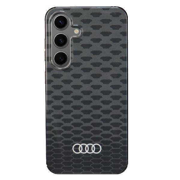 Audi IML Stitching Pattern MagSafe Case S24 S921 black/black hardcase AU-IMLMS24-Q5/D3-BK