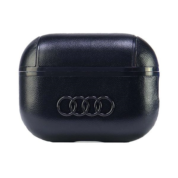 Audi Leather Big Logo AirPods Pro 2 cover black/black AU-APP2-GT/D3-BK