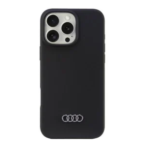 Audi Silicone Case iPhone 16 Pro Max 6.9" black/black hardcase AU-LSRIP16PM-Q3/D1-BK