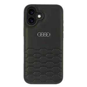 Audi Synthetic Leather iPhone 16 Plus 6.7" black/black hardcase AU-TPUPCIP16M-GT/D2-BK