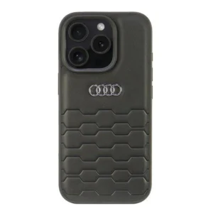 Audi Synthetic Leather iPhone 16 Pro 6.3" black/black hardcase AU-TPUPCIP16P-GT/D2-BK