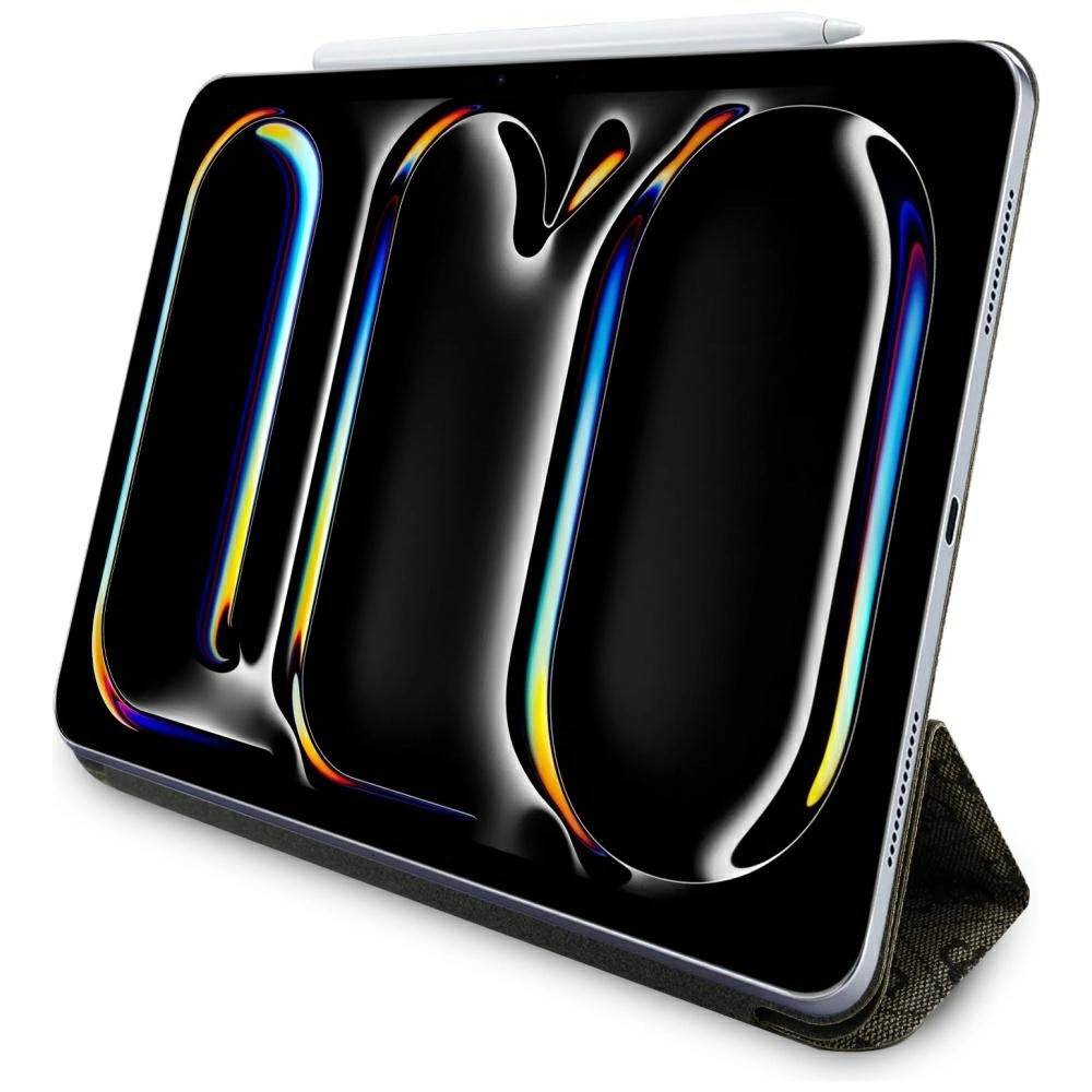 Guess GUFC13PM24PS4SGW iPad Pro 13” 2024 rudas magnetinis 4G didelis logotipas - Image 5