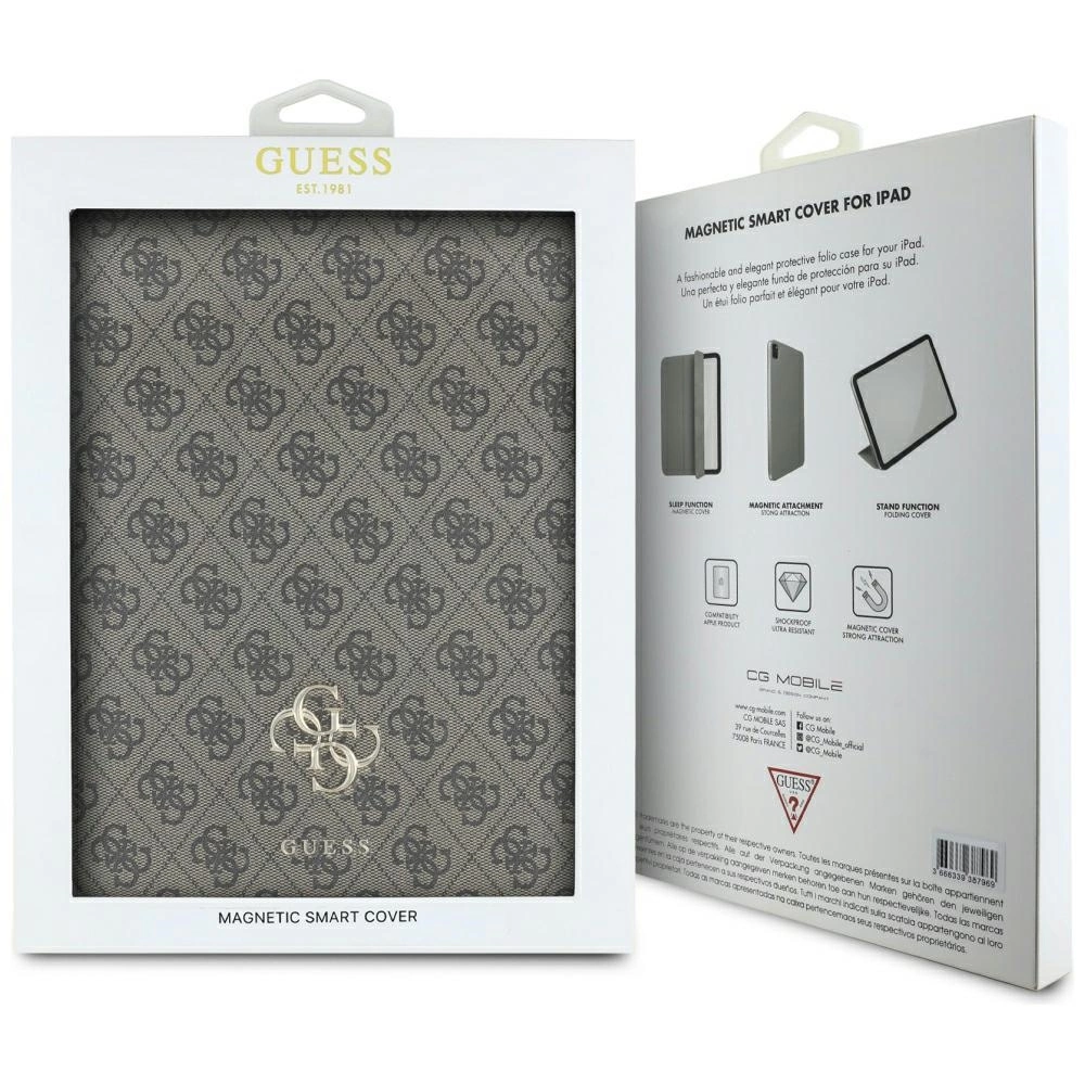 Guess GUFC13PM24PS4SGW iPad Pro 13” 2024 rudas magnetinis 4G didelis logotipas - Image 6