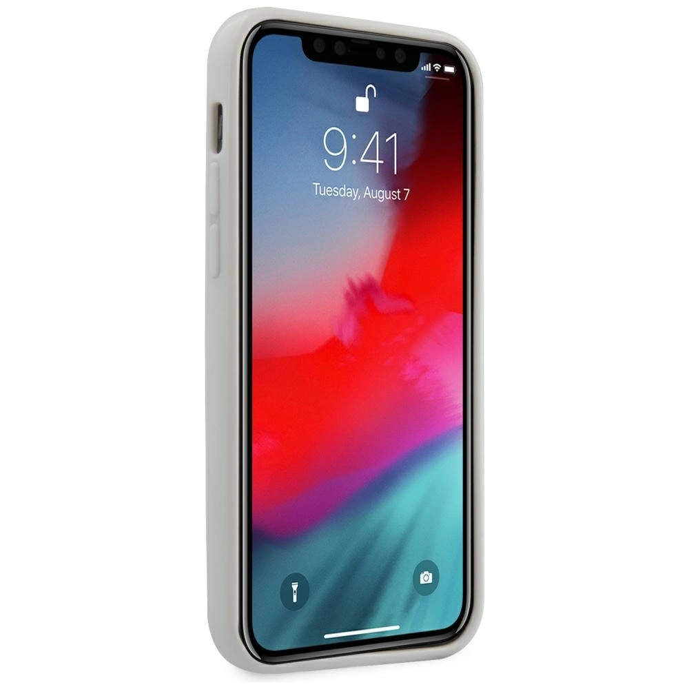 Guess marmuro rašto dėklas iPhone 12 mini 5.4” - baltas - Image 10