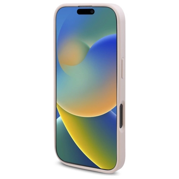 Guess GUHMP16LP4ROPEMCP iPhone 16 Pro 6.3” rožinis/rožinis kietas dėklas 4G gėlių rašto MagSafe - Image 5