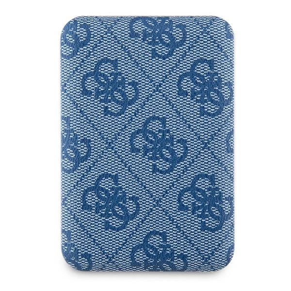 Guess belaidis išorinis akumuliatorius 15W GUPB5FP4EMGB 5000mAh mėlynas/mėlynas 4G odos metalinio logotipo MagSafe - Image 2