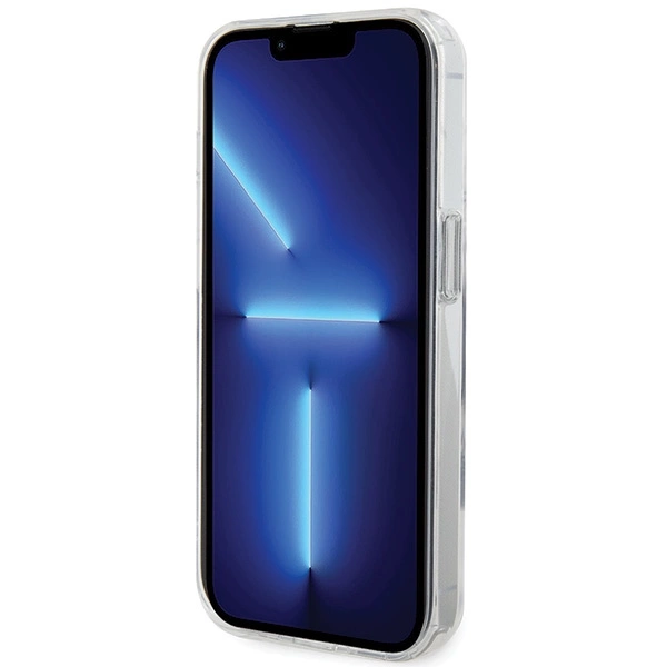 Karl Lagerfeld KLHMP15XHMRSKCH iPhone 15 Pro Max 6.7” kietas dėklas baltos spalvos, stovas žiedas Karl & Choupette MagSafe - Image 5