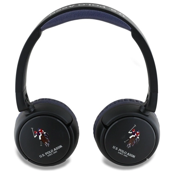 US Polo belaidės ausinės ant ausų USHPV6PCOV tamsiai mėlynos DH Color Logo - Image 3