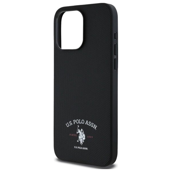US Polo USHCP15XPARK iPhone 15 Pro Max 6.7” juodas/juodas spaustas DH logotipas - Image 6