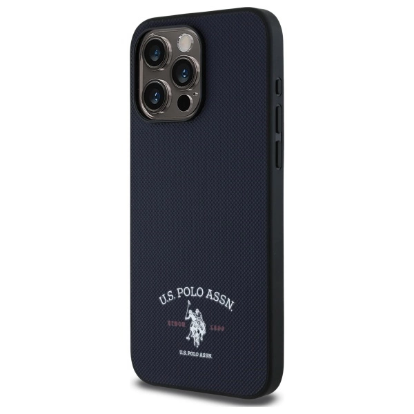 US Polo USHCP15XPARV iPhone 15 Pro Max 6.7” tamsiai mėlynas spaustas DH logotipas - Image 2