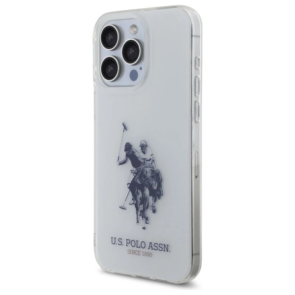 US Polo USHCP15XTPUHRBH iPhone 15 Pro Max 6.7” baltas Blizgus didelis logotipas - Image 2