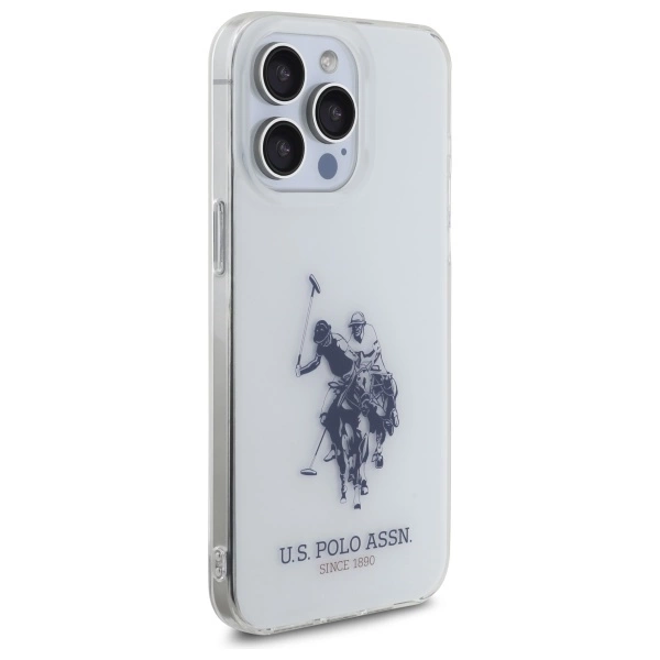 US Polo USHCP15XTPUHRBH iPhone 15 Pro Max 6.7” baltas Blizgus didelis logotipas - Image 4