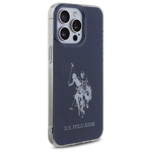 US Polo USHCP15XTPUHRBV iPhone 15 Pro Max 6.7” mėlynas/mėlynas Blizgus didelis logotipas - Image 4