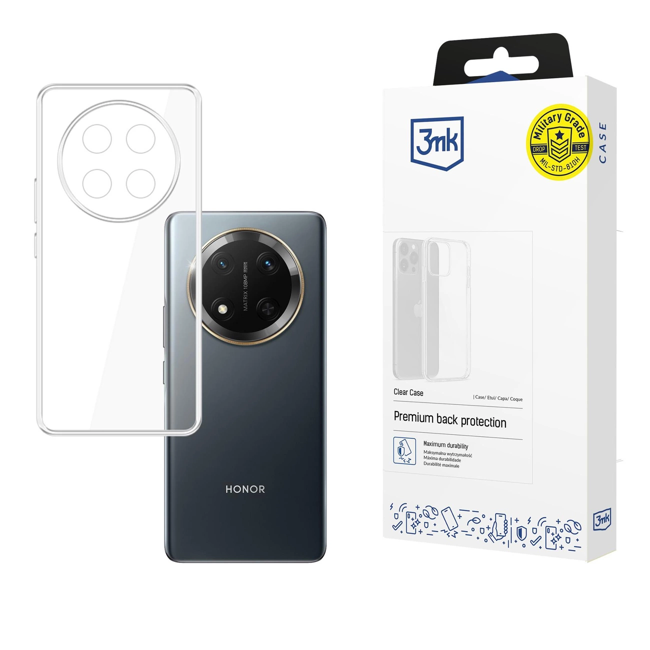 3mk Clear Case for Honor Magic7 Lite - transparent