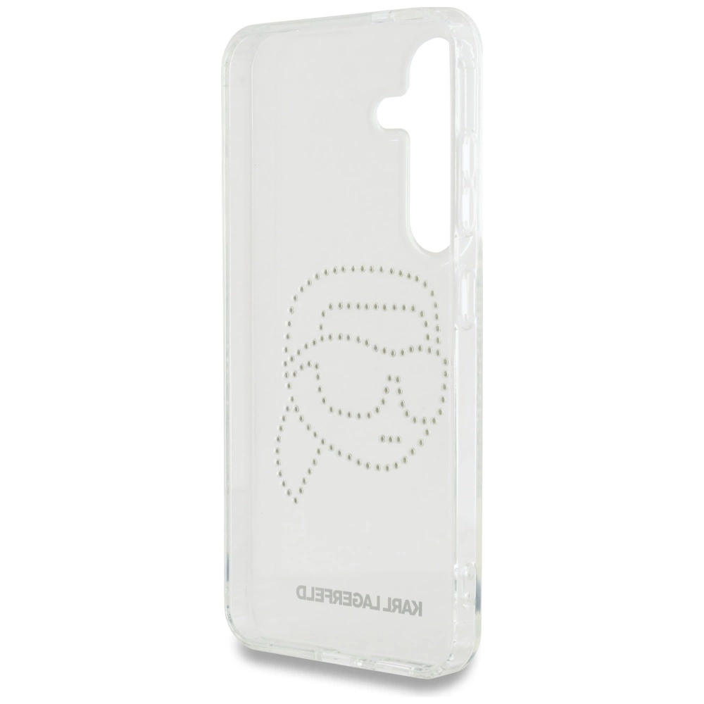 Dėklas Karl Lagerfeld Rhinestones Karl Head Logo Samsung Galaxy S25 skaidrus - Image 7