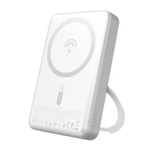 Dudao K28 10000mAh PD 22.5W MagSafe Powerbank with Metal Case and Ring Stand - Silver