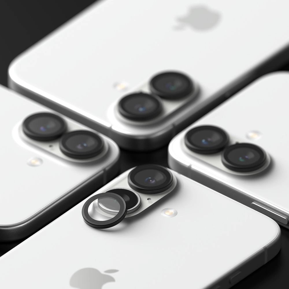 Ringke Camera Frame Protector 2-pack iPhone 16 / 16 Plus juodas - Image 6