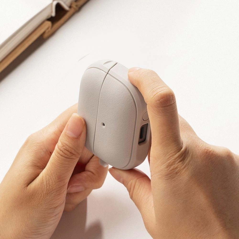 Ringke Onyx MagSafe dėklas Samsung Galaxy Buds 3 / 3 Pro pilkas - Image 5