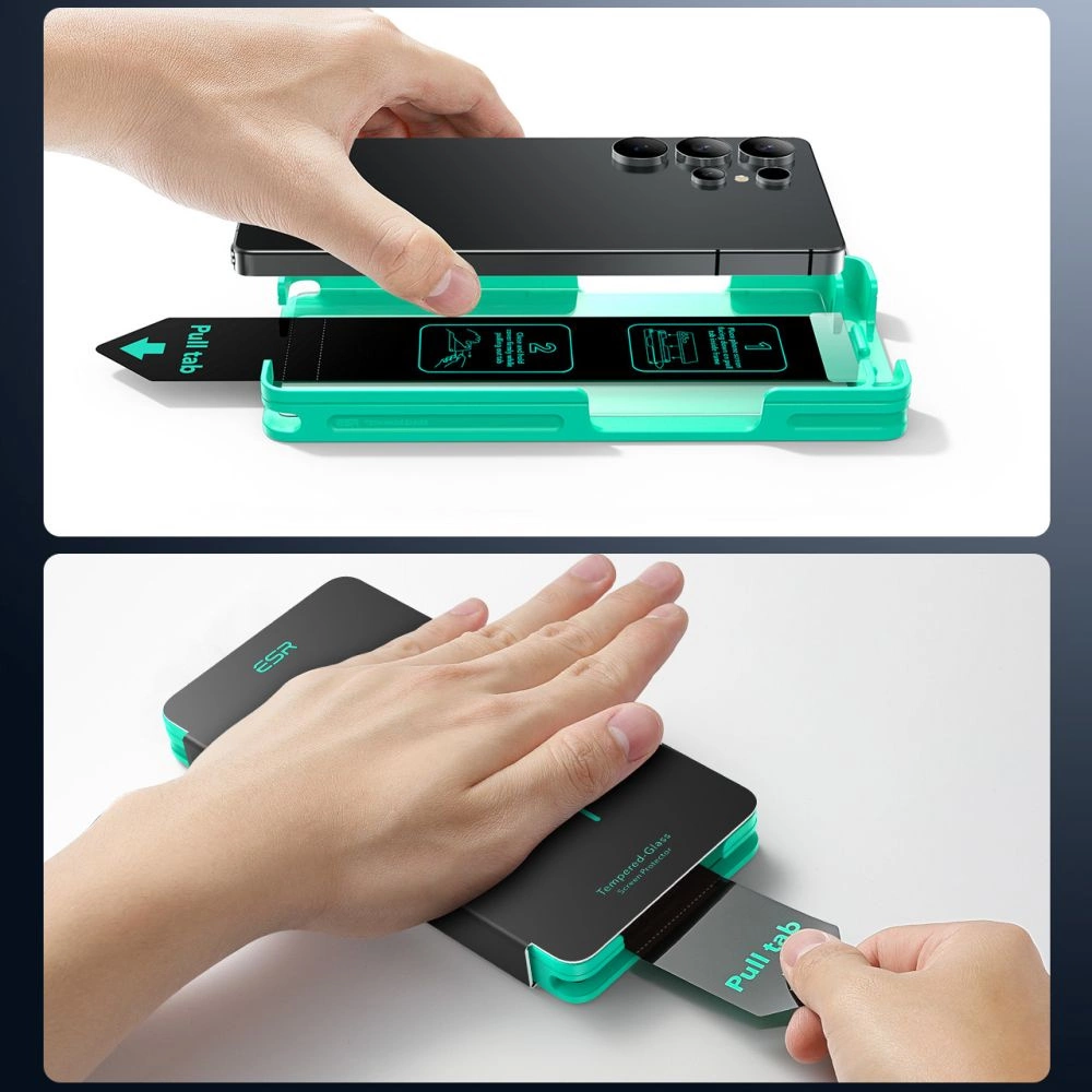 ESR grūdintas stiklas 2-pack Samsung Galaxy S25 Ultra skaidrus - Image 3