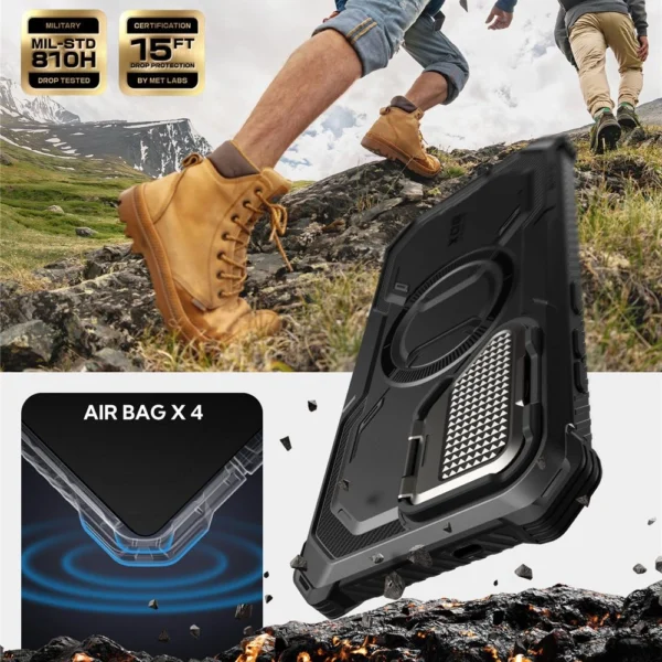 Supcase IBLSN Armorbox Mag dėklas Samsung Galaxy S25+ juodas - Image 3