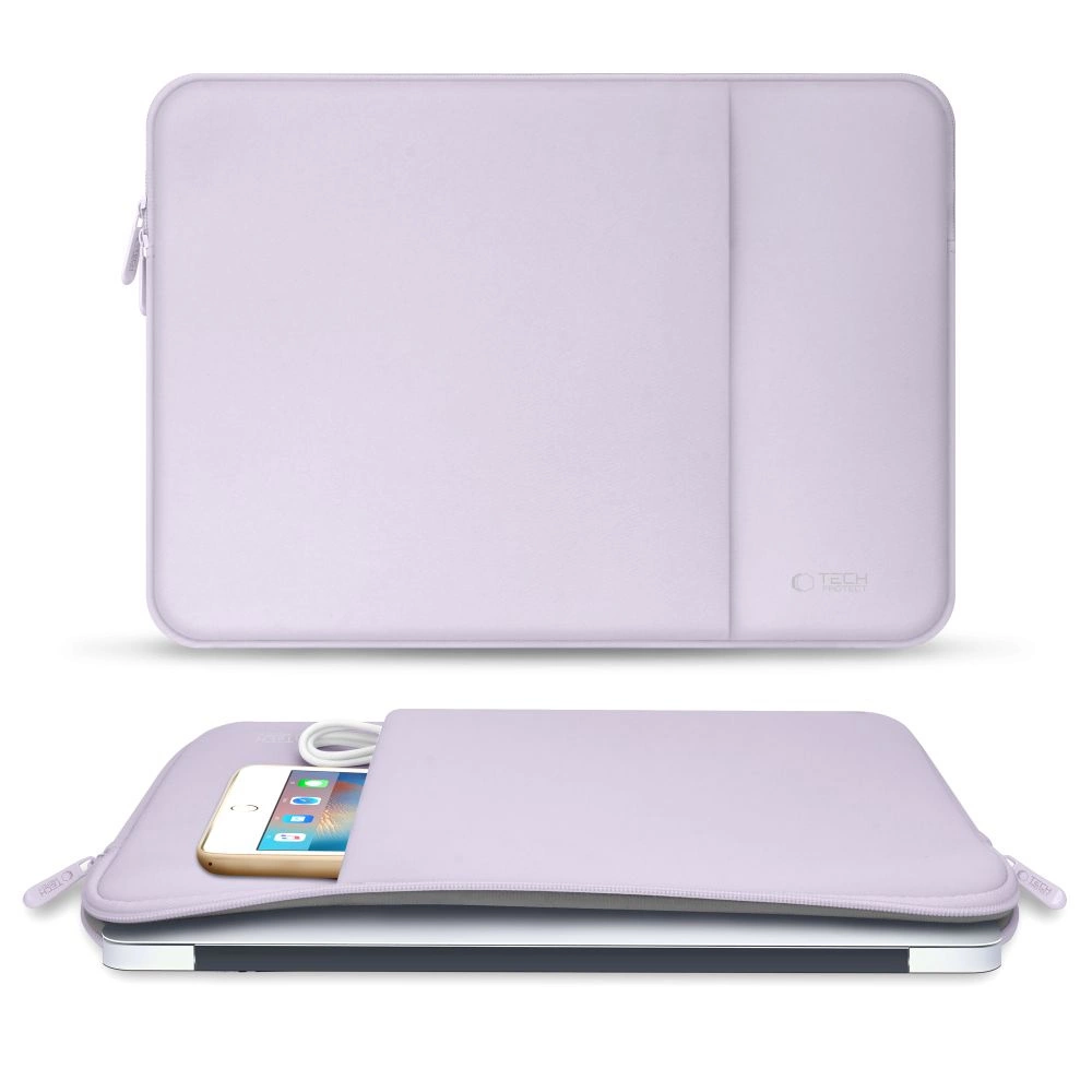 Tech-Protect neopreno dėklas nešiojamam kompiuteriui 15-16” violetinis - Image 6