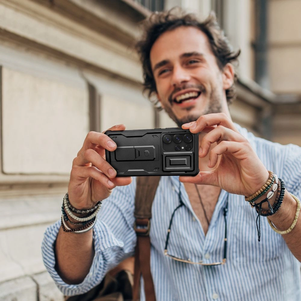 Tech-Protect Kevlar Cam+ dėklas Samsung Galaxy S25 Ultra juodas - Image 6