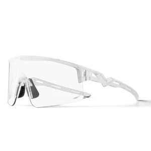 Rockbros Photochromic Cycling Glasses with UV Protection and Corrective Insert - White