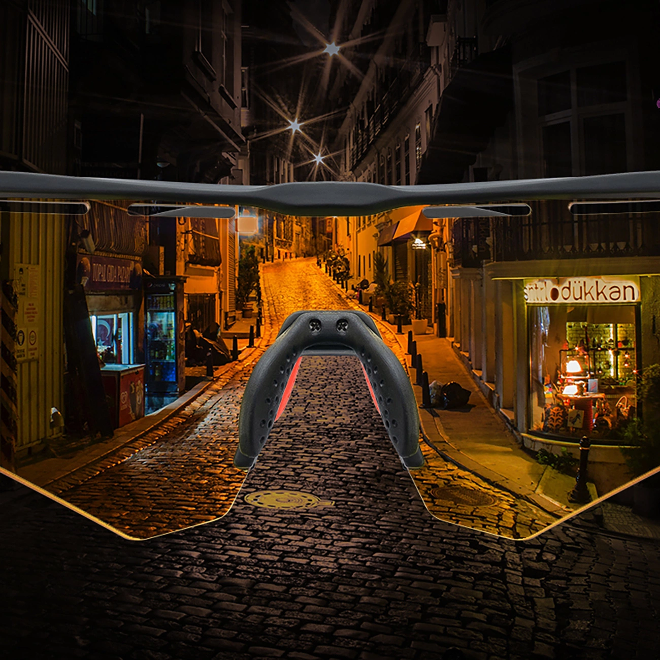 Rockbros poliarizuoti dviračių akiniai su UV apsauga ir korekciniais įdėklais – pilki - Image 4