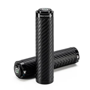 Rockbros Bike Grips Twisted Straight Anti-Slip Grips - Black