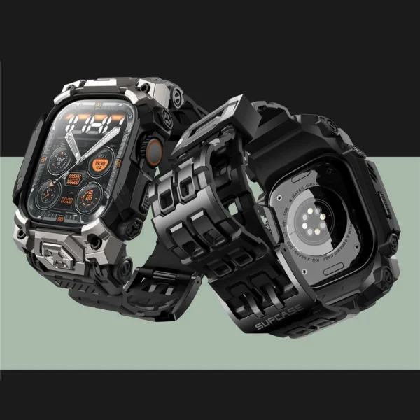 Supcase Unicorn Beetle Ore dėklas Apple Watch Ultra 1 / 2 49 mm – juodas - Image 5
