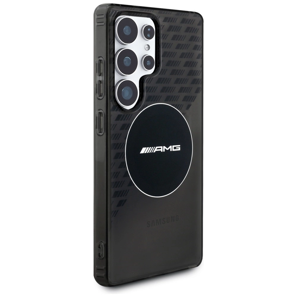 AMG permatomas Rhombs MagSafe dėklas Samsung Galaxy S25 Ultra – juodas - Image 4