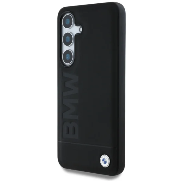 BMW odinis didelis logotipo dėklas Samsung Galaxy S25+ – juodas - Image 2