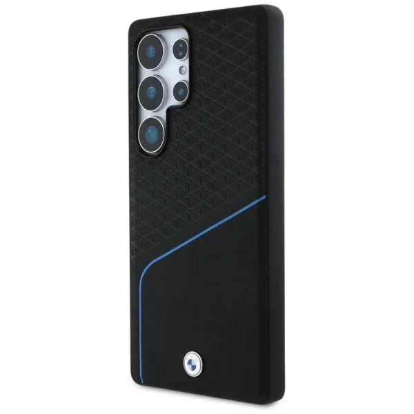 BMW odinis tekstūruotas ir lygus MagSafe dėklas Samsung Galaxy S25 Ultra – juodas - Image 2