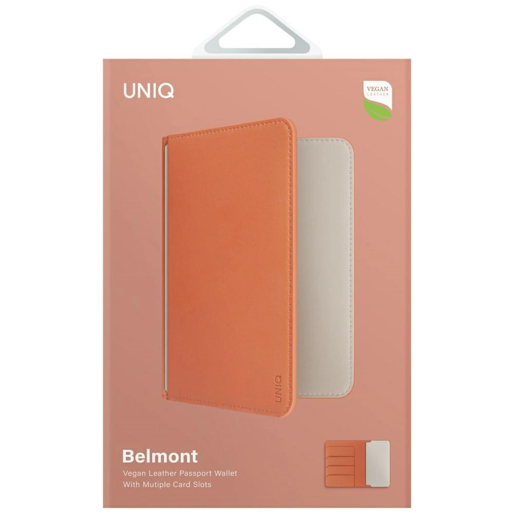 Uniq Belmont RFID blokuojantis paso dėklas – dramblio kaulo - Image 6