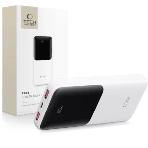 Powerbank Tech-Protect PB01 10000mAh 22.5W - white