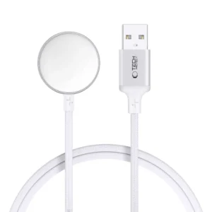 Tech-Protect UltraBoost USB-A Inductive Charger for Apple Watch 1m - White