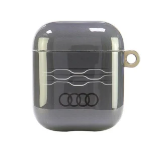 Audi IML Geometric Pattern Case for AirPods 1 / 2 - Gray