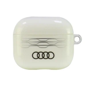Audi IML Geometric Pattern AirPods 3 Case - White