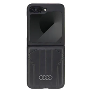 Audi Synthetic Leather MagSafe Case for Samsung Galaxy Z Flip 6 - Black
