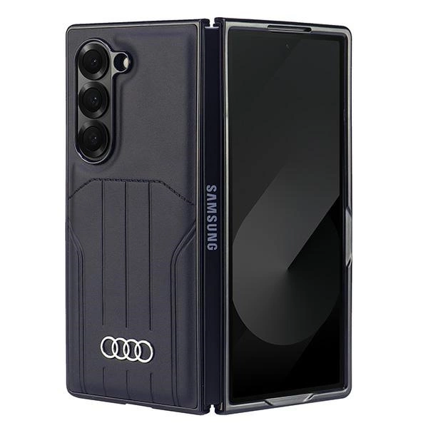 Audi Synthetic Leather MagSafe Case for Samsung Galaxy Z Fold 6 - Black