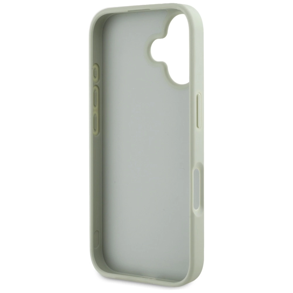 Guess Grained Big 4G Logo Small Classic Logo dėklas iPhone 16 - žalias - Image 7