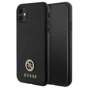 Guess Strass Metal Logo iPhone 11 / Xr 6.1" Case - Black