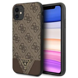 Guess 4G Triangle Collection case for iPhone 11 6.1" / Xr 6.1" - brown