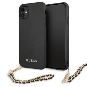 Guess Saffiano Chain case for iPhone 11 6.1" / Xr - black