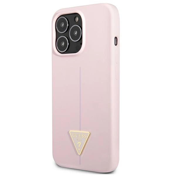 Guess Silikoninis Trikampio dėklas iPhone 13 Pro / 13 6.1” - violetinis - Image 2