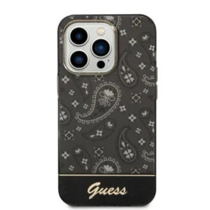 Guess Bandana Paisley Case for iPhone 14 Pro Max 6.7" - Black