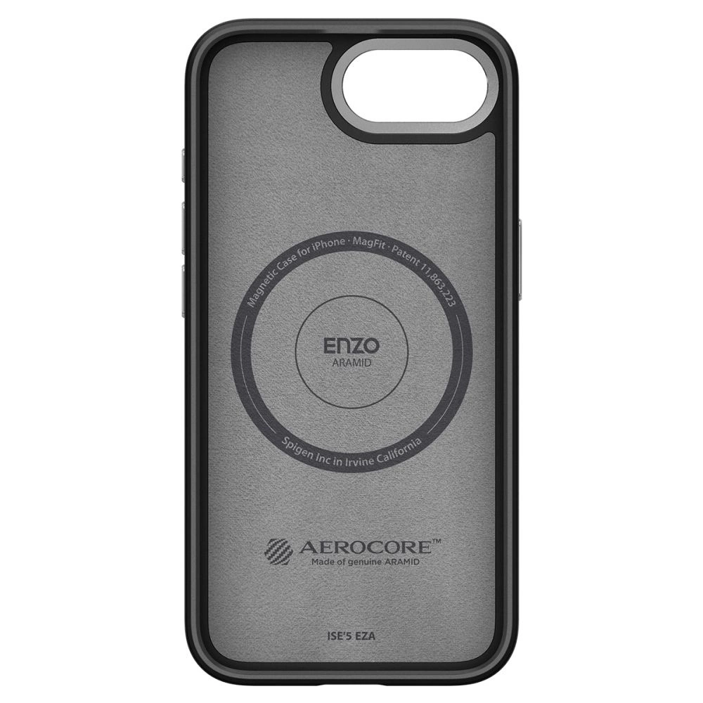 Spigen Enzo Aramid MagSafe dėklas iPhone 16e - juodas - Image 16