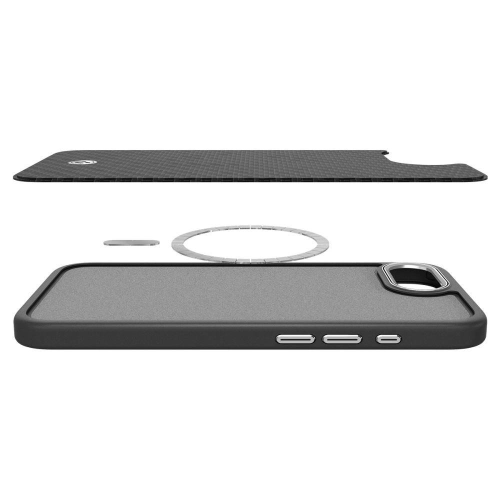 Spigen Enzo Aramid MagSafe dėklas iPhone 16e - juodas - Image 9